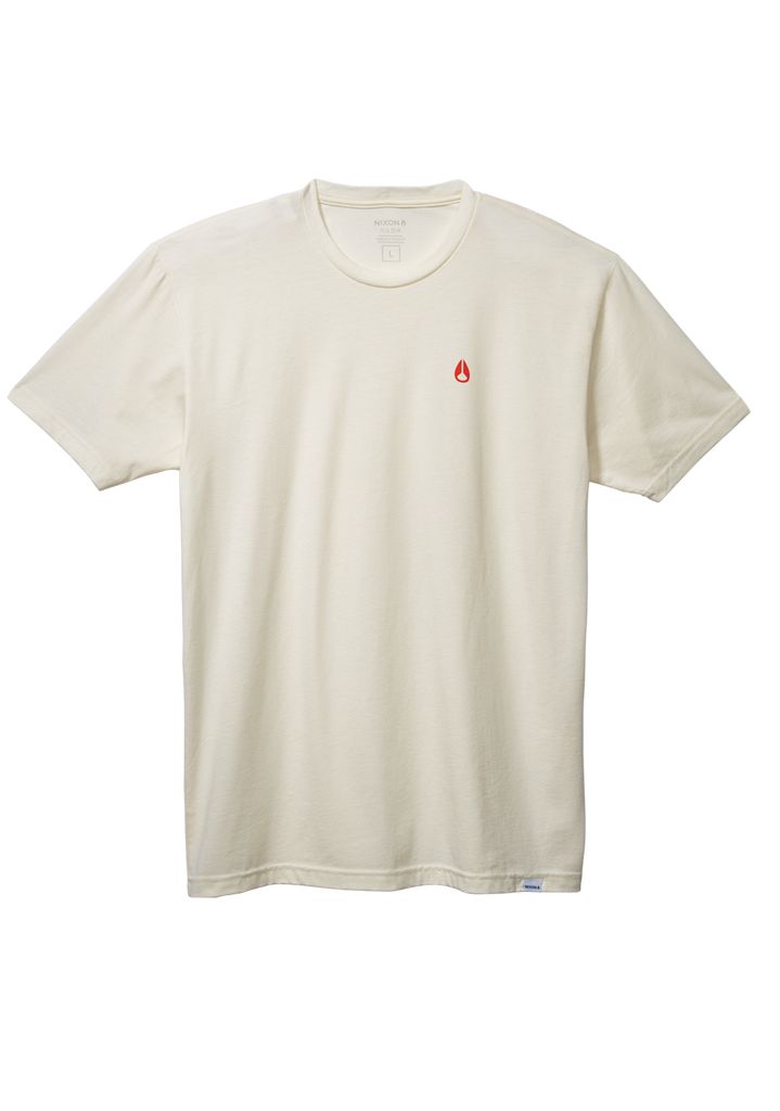 Beige / Red Apparel Nixon Sparrow Repreve® T Shirts | 239GDOYJR