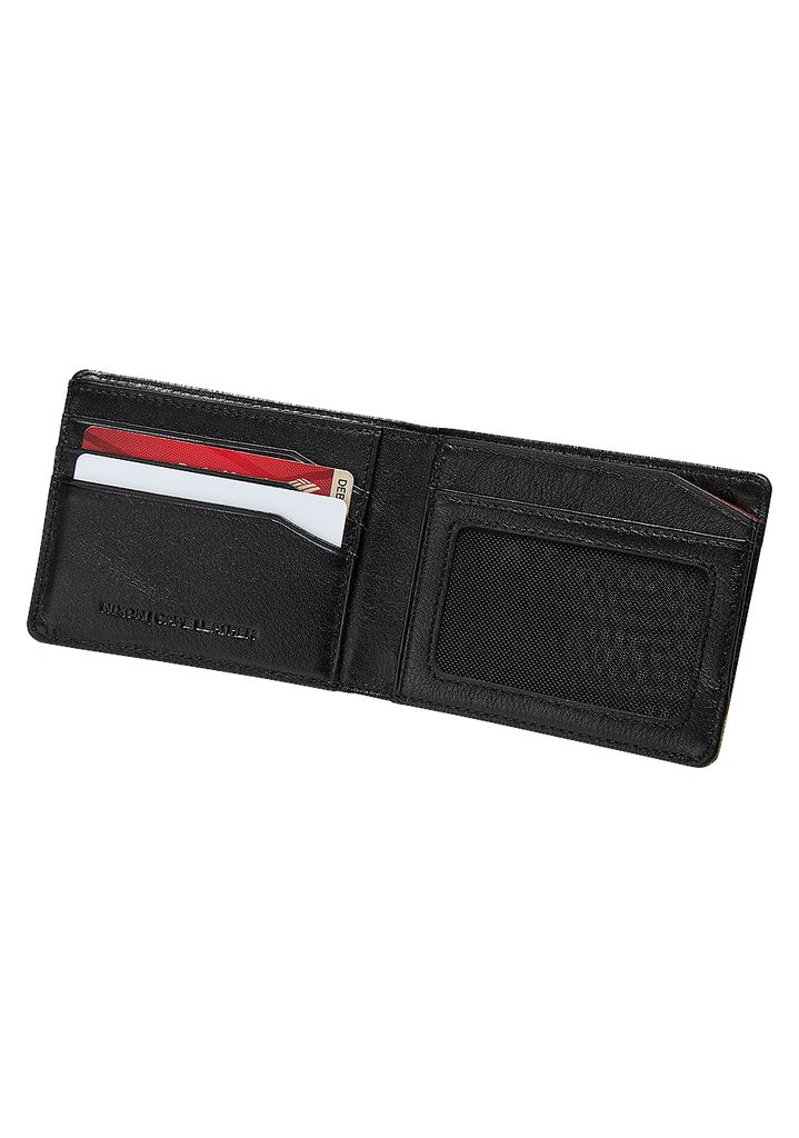 Black Accessories Nixon Cape Leather Wallets | 071SPOGYZ