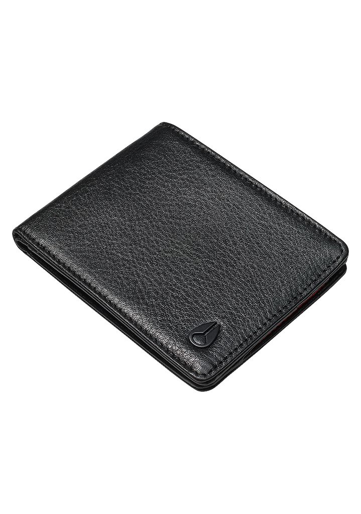 Black Accessories Nixon Cape Leather Wallets | 071SPOGYZ