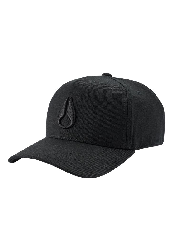 Black Accessories Nixon Deep Down Athletic Snapback Hats | 689GBWVFO