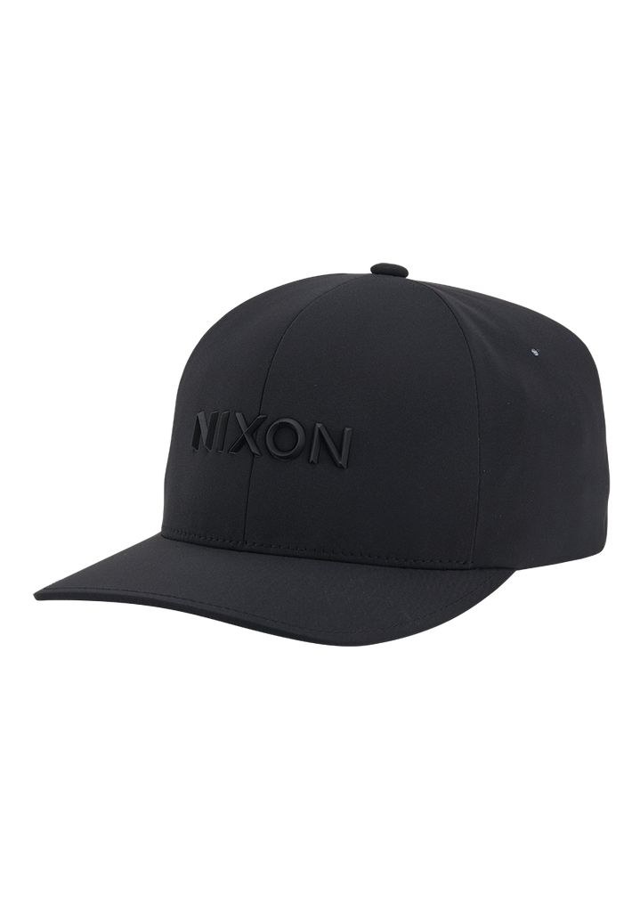 Black Accessories Nixon Delta Flexfit Hats | 731ZFCXMG