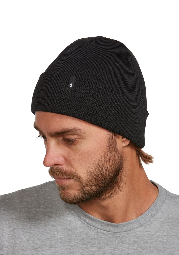 Black Accessories Nixon District Beanie | 130SABEGL