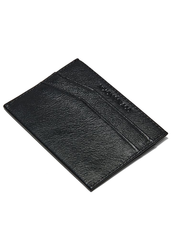 Black Accessories Nixon Flaco Leather Card Wallets | 064SQVOUJ