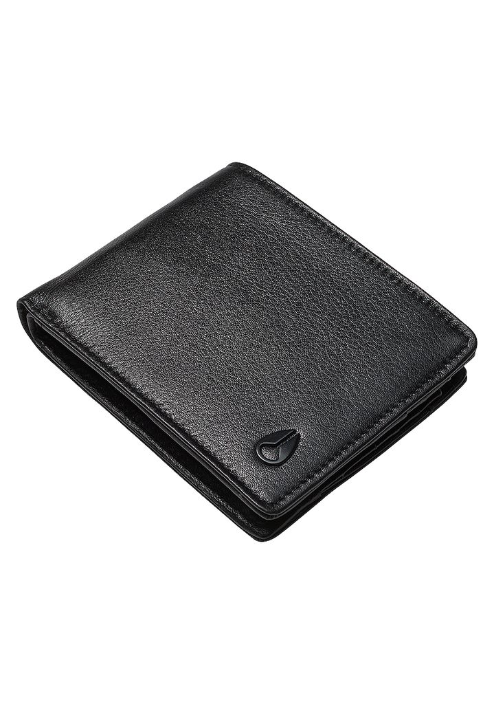 Black Accessories Nixon Pass Leather Wallets | 236RQNGIA