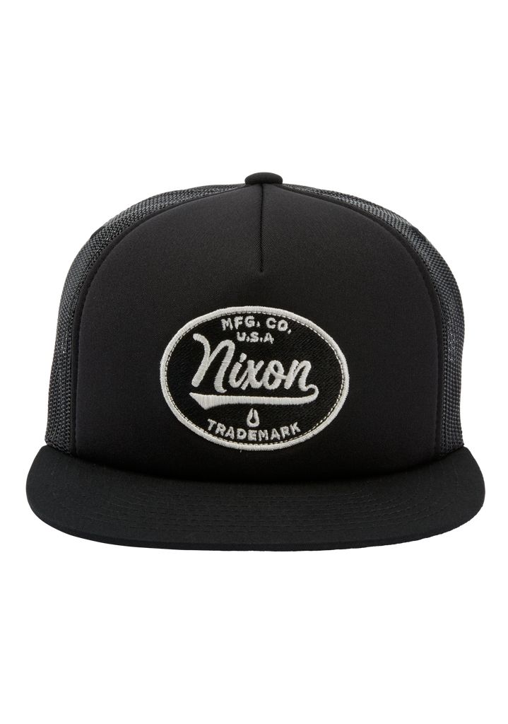 Black Accessories Nixon Tioga Trucker Hats | 135XPBWYG