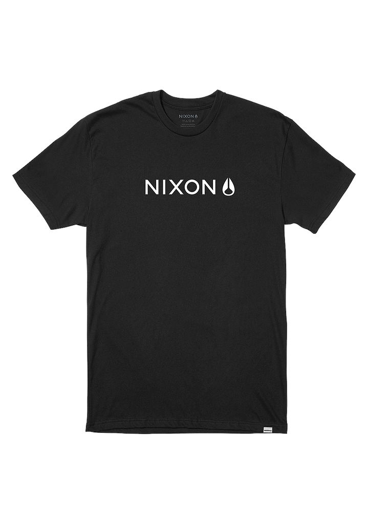 Black Apparel Nixon Basis T Shirts | 798SLWYDF