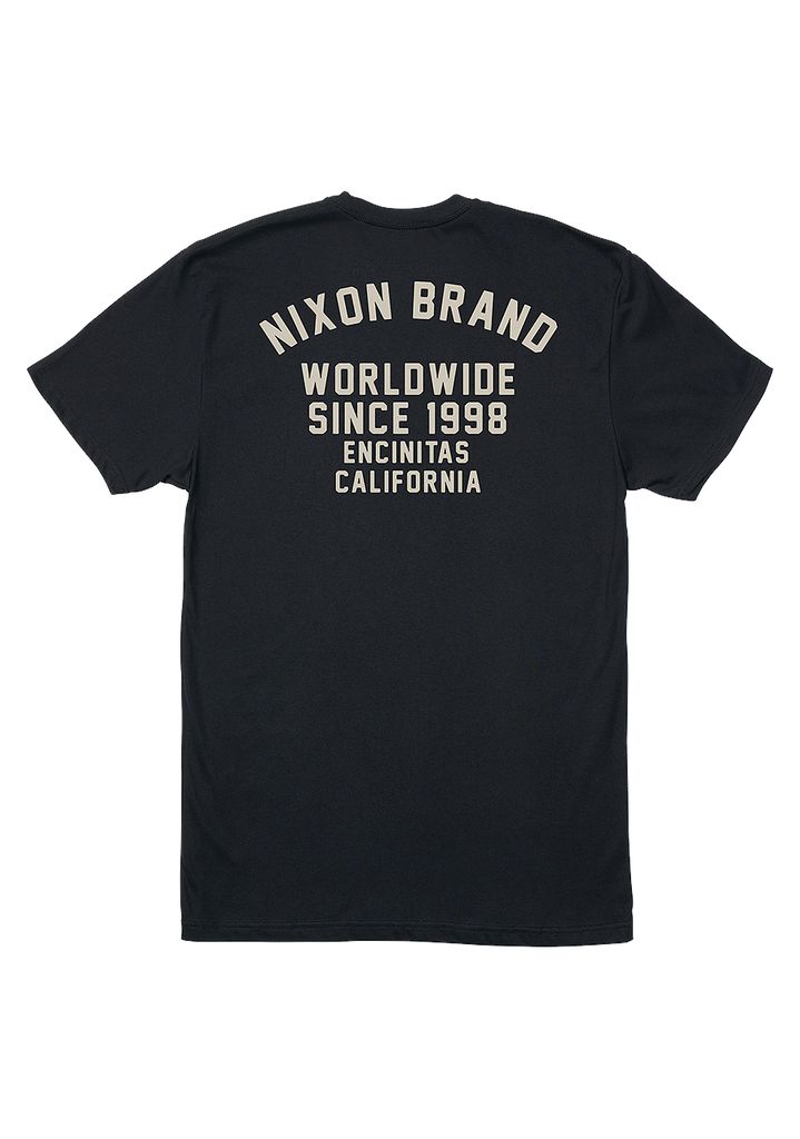 Black Apparel Nixon Hopper Repreve® T Shirts | 197ADHIRY