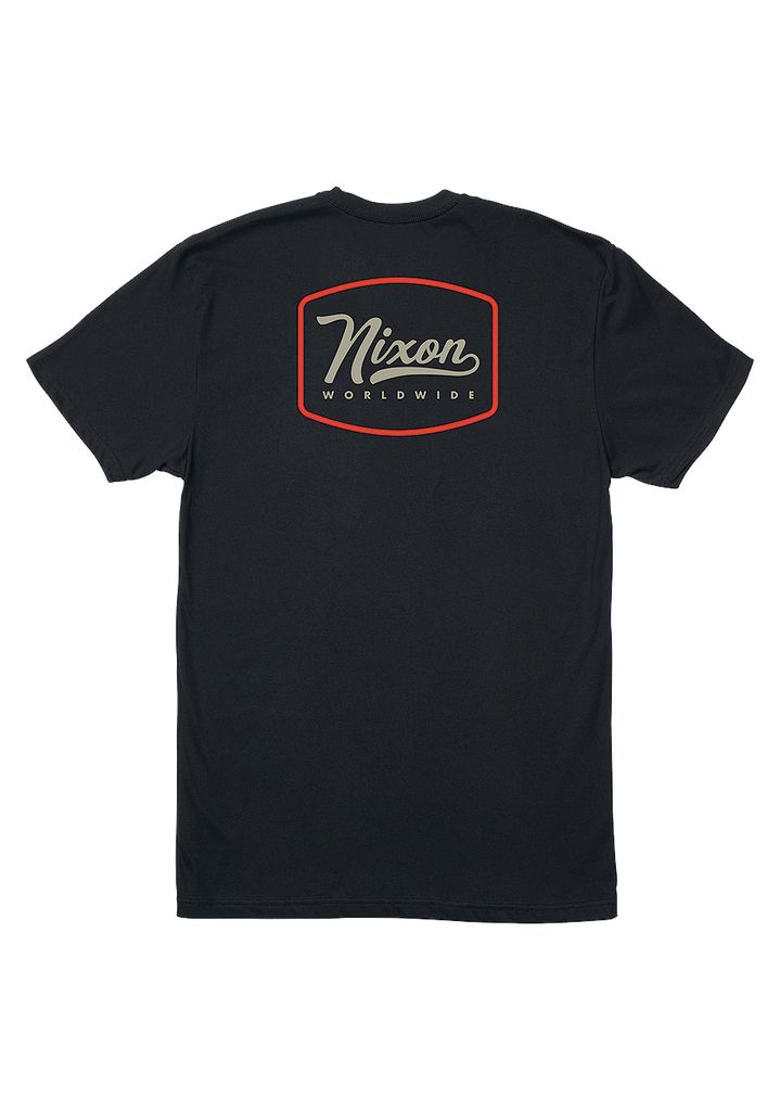 Black Apparel Nixon Looped Repreve® T Shirts | 341ONBWUD