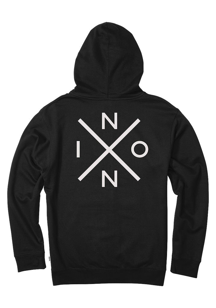 Black Apparel Nixon Spot Full Zip Hoodie | 124DMPWFQ