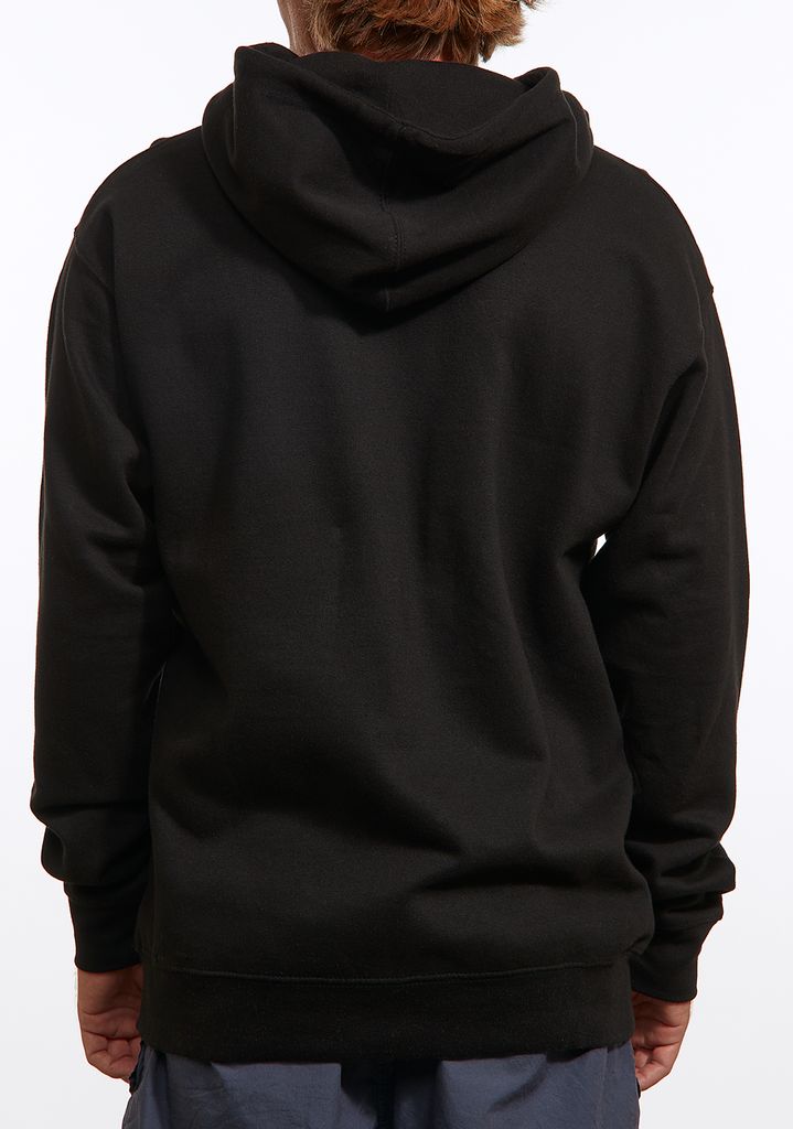 Black Apparel Nixon Wordmark Hoodie | 947PRYEQW