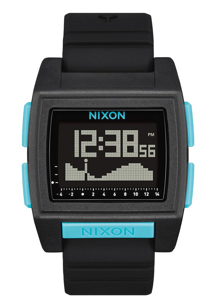 Black / Blue Watches Nixon Base Tide Pro Digital Watches | 430CTXLOI