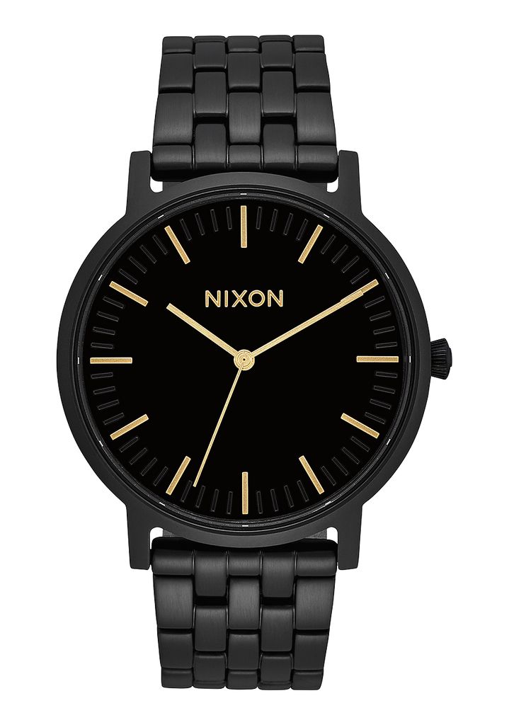 Black / Gold Watches Nixon Porter Watches | 403ZSBIUY