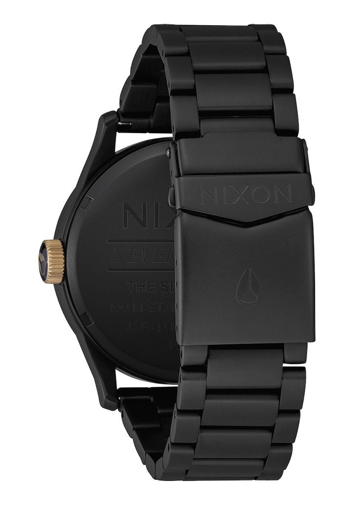 Black / Gold Watches Nixon Sentry Stainless Steel Watches | 074RVHAKY