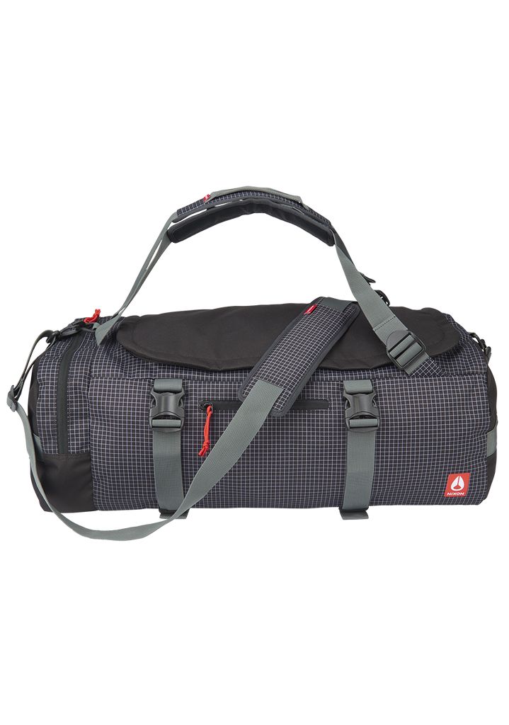 Black / Grey Accessories Nixon Escape 45L Duffle Bags | 845EBPLNF