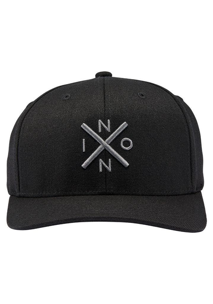 Black / Grey Accessories Nixon Exchange Flexfit Hats | 925BGTZJS