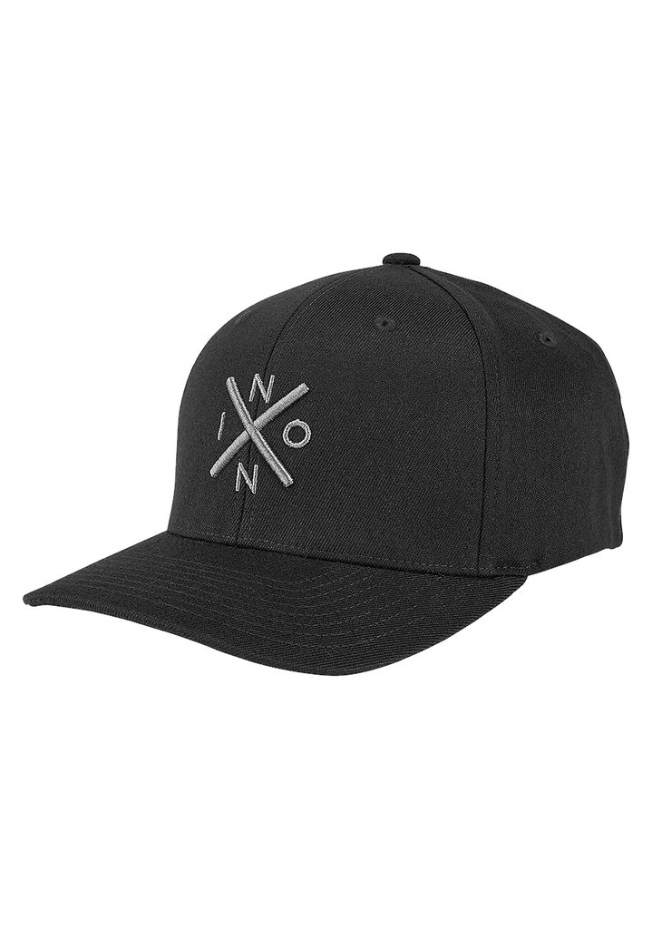 Black / Grey Accessories Nixon Exchange Flexfit Hats | 925BGTZJS