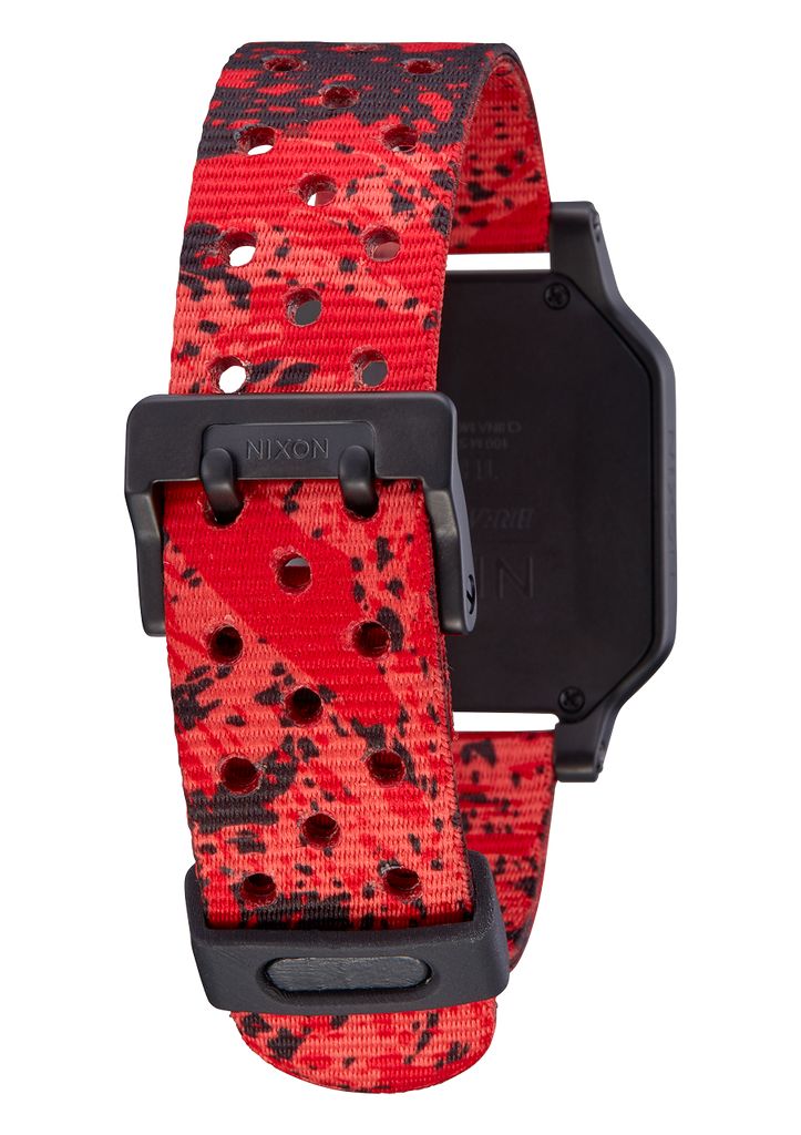 Black / Red Watches Nixon Heat Digital Watches | 861QMZIYG