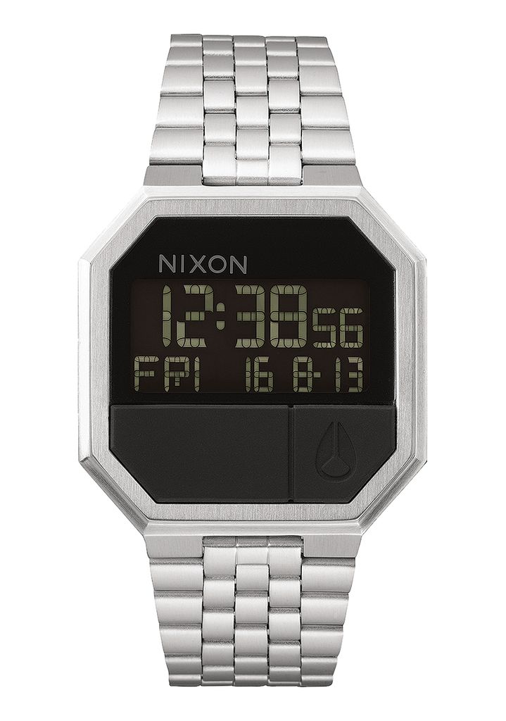 Black Watches Nixon Re-Run Digital Watches | 197UKAXCF