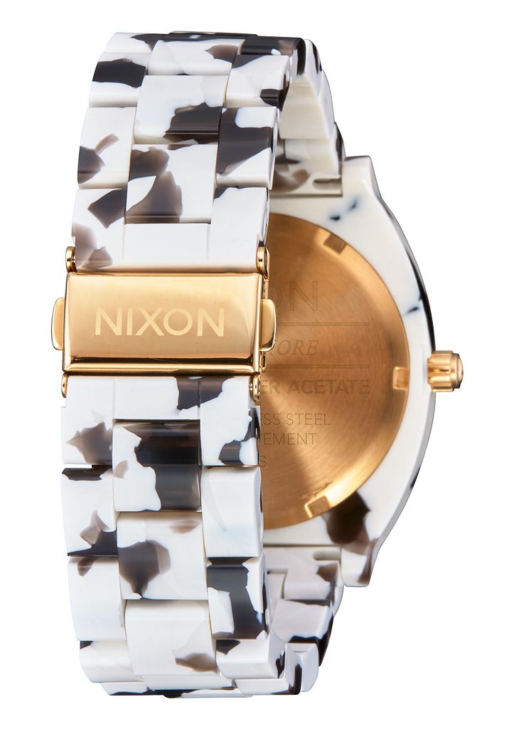 Black Watches Nixon Time Teller Acetate Watches | 123IXSUON