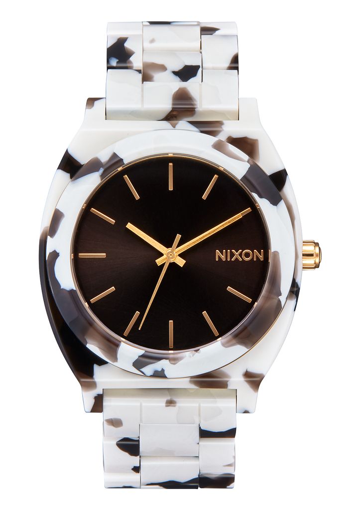 Black Watches Nixon Time Teller Acetate Watches | 123IXSUON