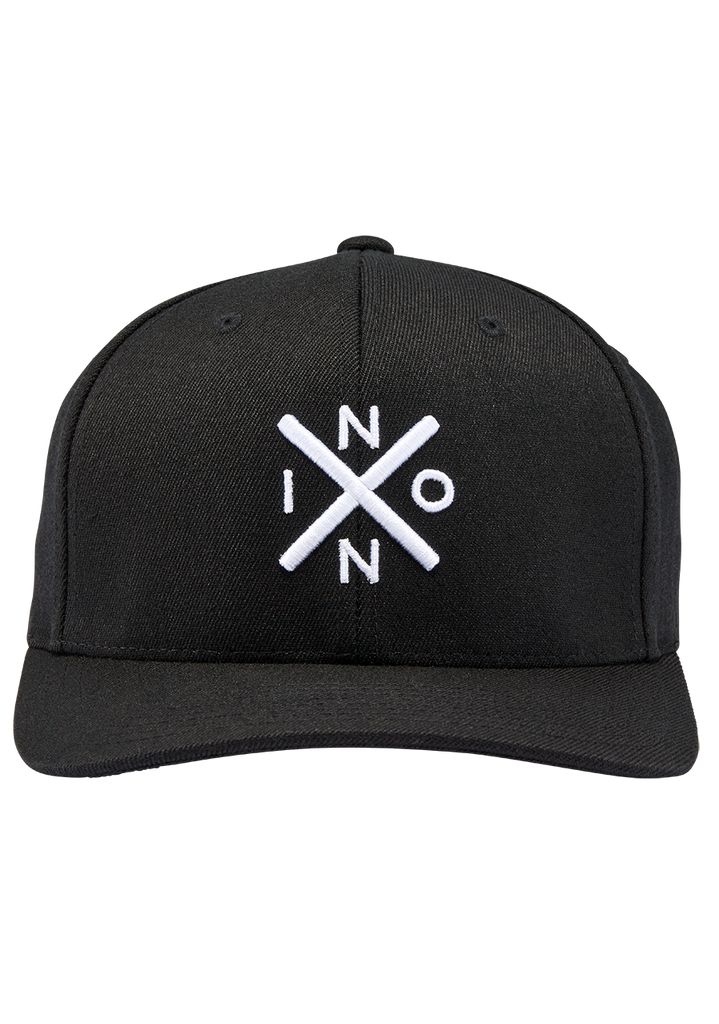 Black / White Accessories Nixon Exchange Flexfit Hats | 790VFALPD