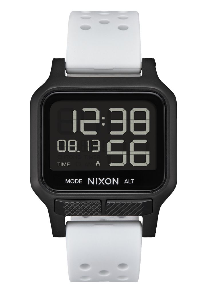 Black / White Watches Nixon Heat Digital Watches | 718DUHFJM