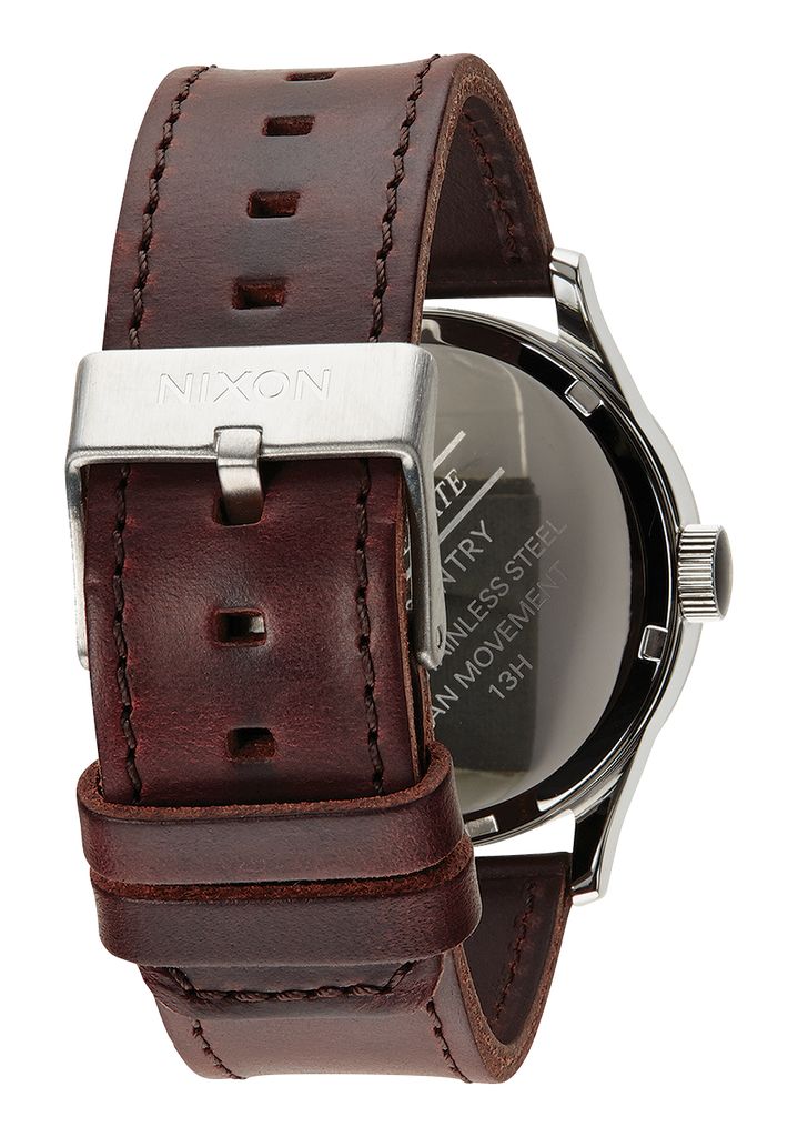 Blue / Brown Watches Nixon Sentry Leather Watches | 648SIQPGA