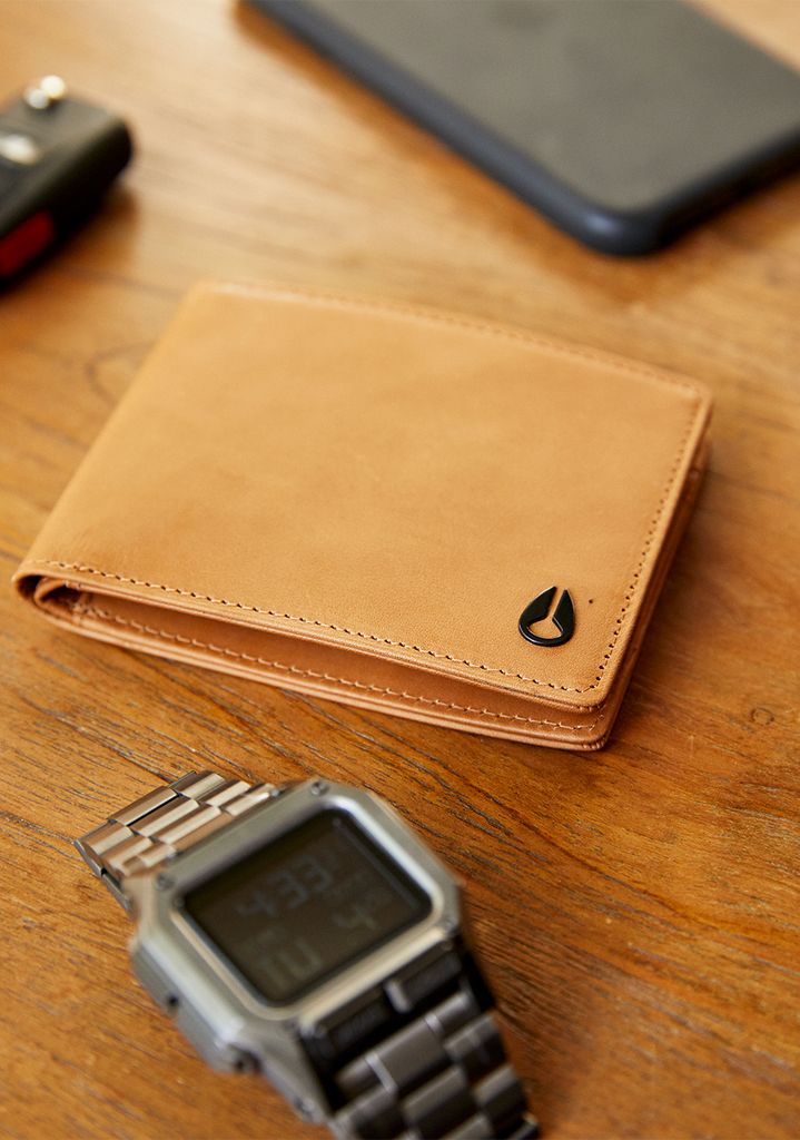 Brown Accessories Nixon Cape Leather Wallets | 751BMENHI