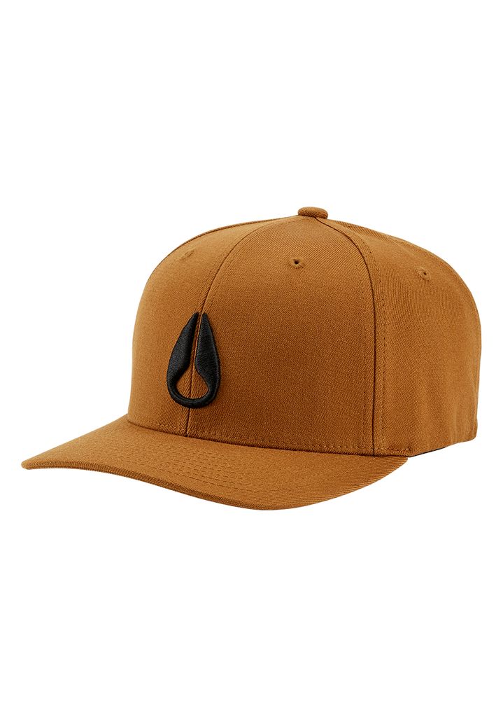 Brown / Black Accessories Nixon Deep Down Flexfit Athletic Fit Hats | 180OCATFM