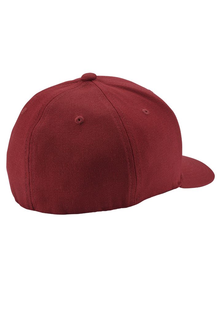 Burgundy / White Accessories Nixon Deep Down Flexfit Athletic Fit Hats | 314UEVTYB