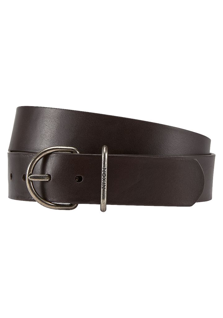 Dark Brown Accessories Nixon Steele Leather Belts | 045CYGQVW