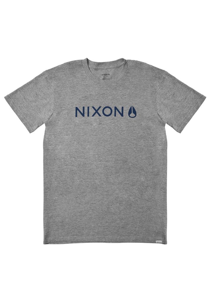 Dark Grey Apparel Nixon Basis T Shirts | 692HPQGZT