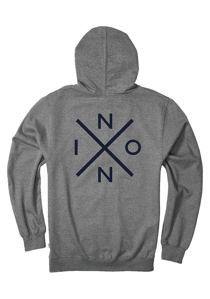 Dark Grey Apparel Nixon Spot Full Zip Hoodie | 235NTUOYG