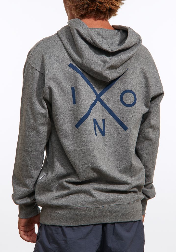 Dark Grey Apparel Nixon Spot Full Zip Hoodie | 235NTUOYG