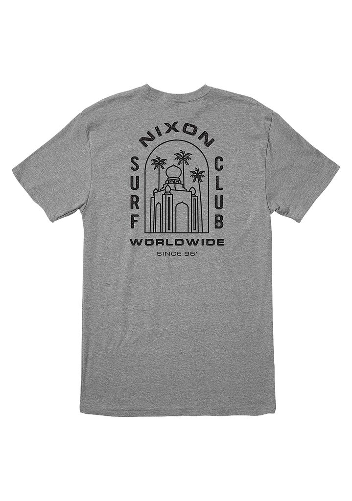 Dark Grey Apparel Nixon Temple T Shirts | 746YWORKN