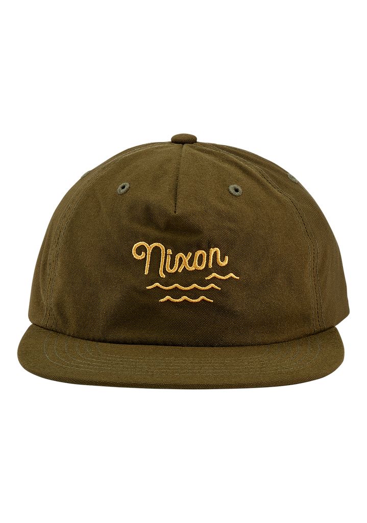 Dark Olive Accessories Nixon Quinny Strapback Hats | 682FDSNRI