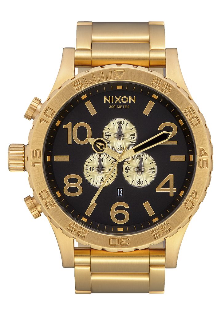 Gold / Black Watches Nixon 51-30 Chrono Watches | 063ETMGOZ