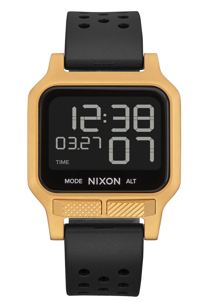 Gold / Black Watches Nixon Heat Digital Watches | 374GDZEJQ