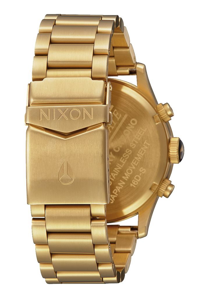 Gold / Black Watches Nixon Sentry Chrono Watches | 149UWDMTB