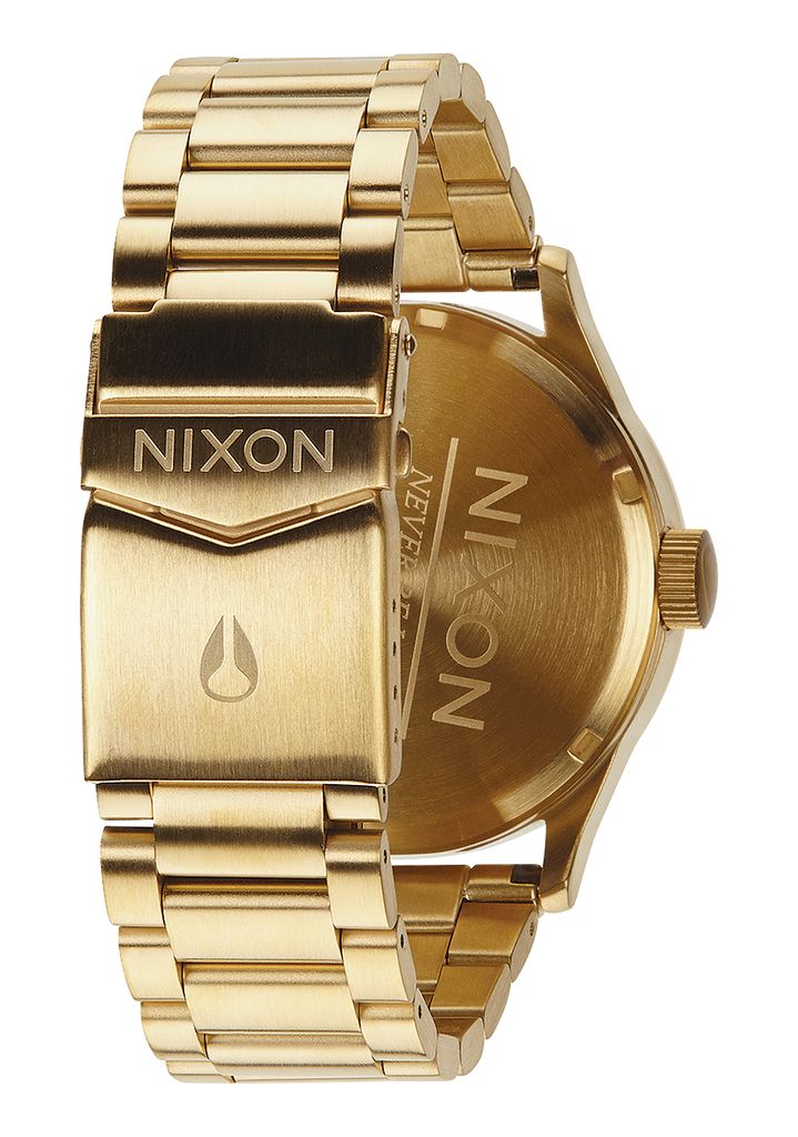 Gold / Black Watches Nixon Sentry Stainless Steel Watches | 256VQCJHS