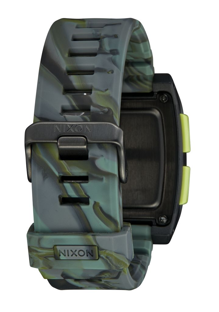 Green Camo Watches Nixon Base Tide Pro Digital Watches | 859KJSUGW