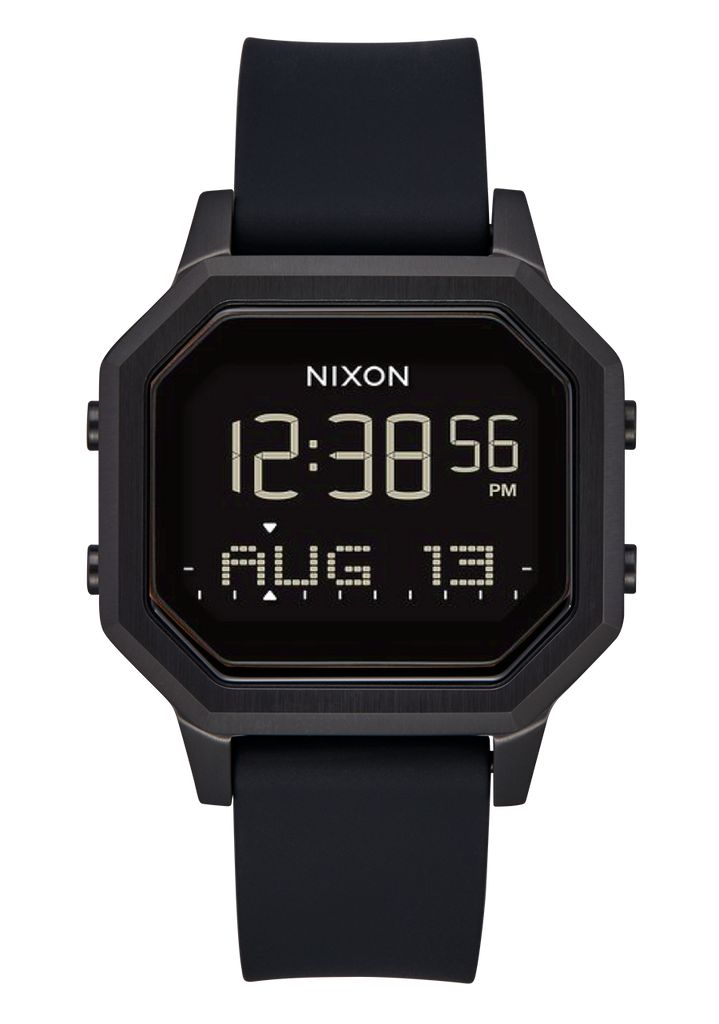 Grey / Black Watches Nixon Siren Stainless Steel Digital Watches | 561REWIOB