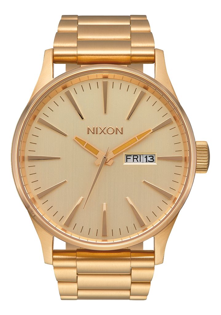 Grey / Gold Watches Nixon Sentry Stainless Steel Watches | 041PYGHQT