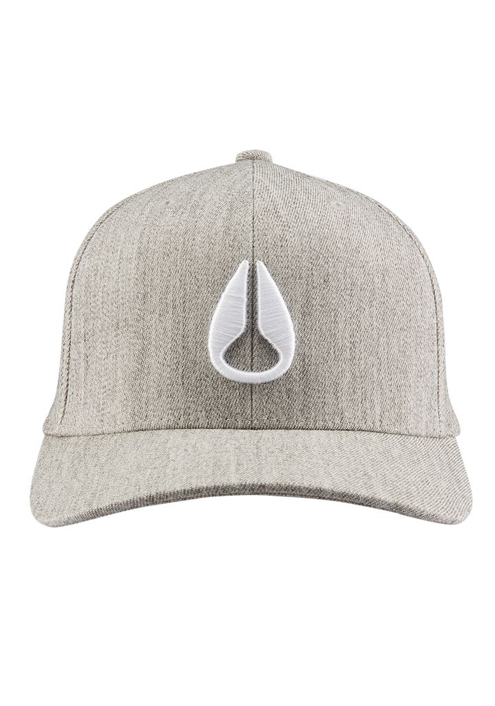 Grey / White Accessories Nixon Deep Down Snapback Hats | 086DVHQNU