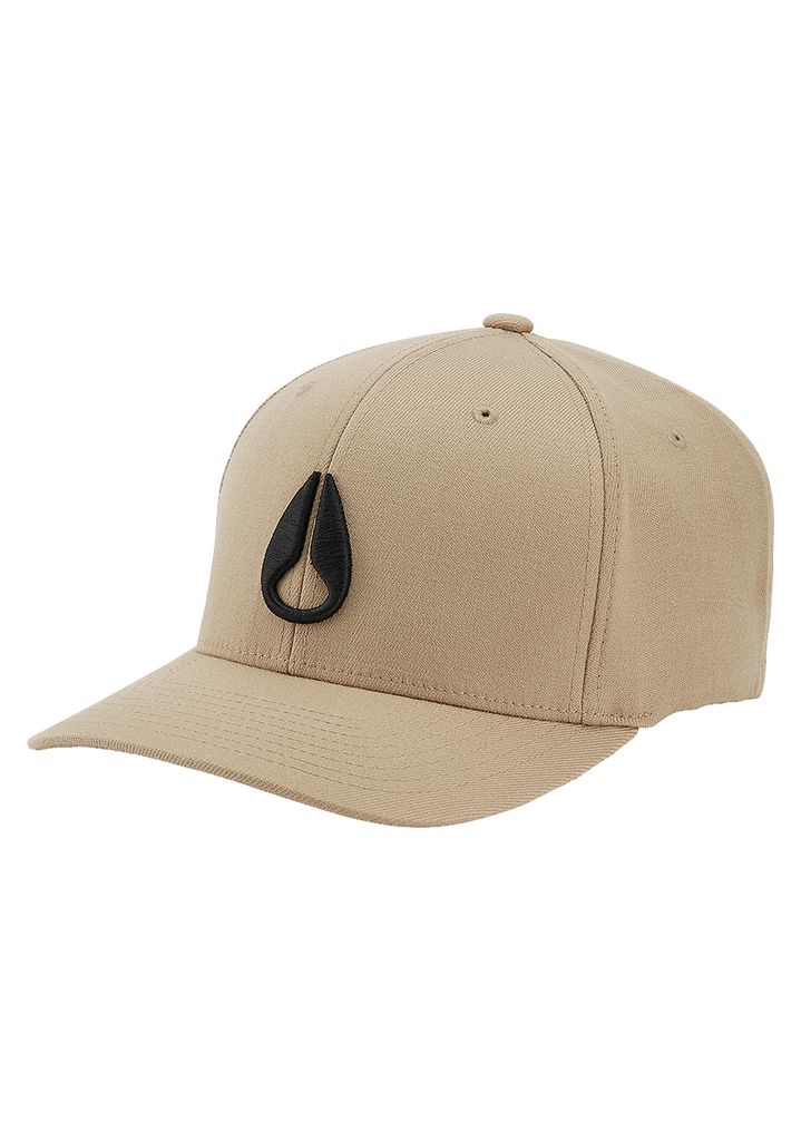 Khaki Accessories Nixon Deep Down Flexfit Athletic Fit Hats | 247MCFVHB