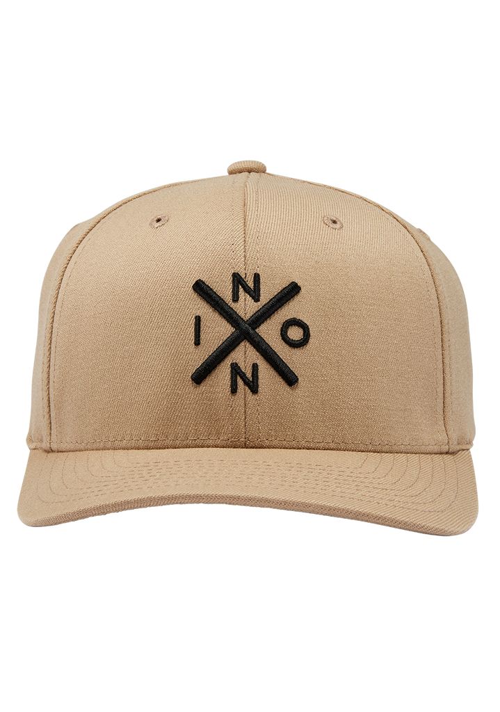 Khaki / Black Accessories Nixon Exchange Flexfit Hats | 398LZIYGV