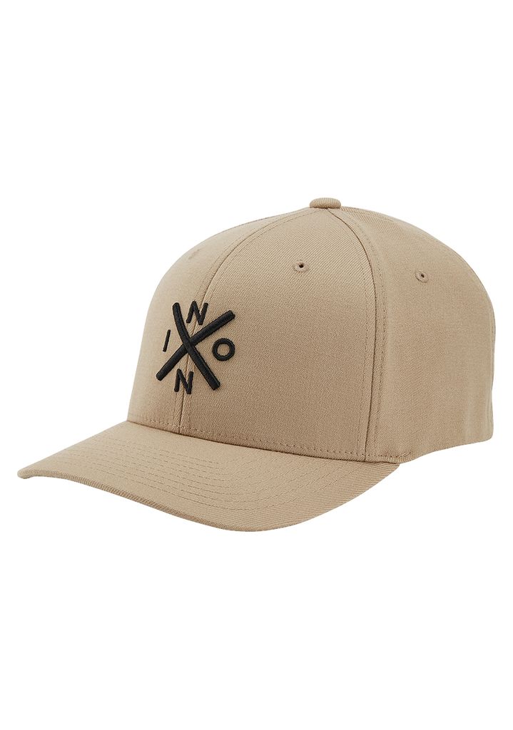 Khaki / Black Accessories Nixon Exchange Flexfit Hats | 398LZIYGV