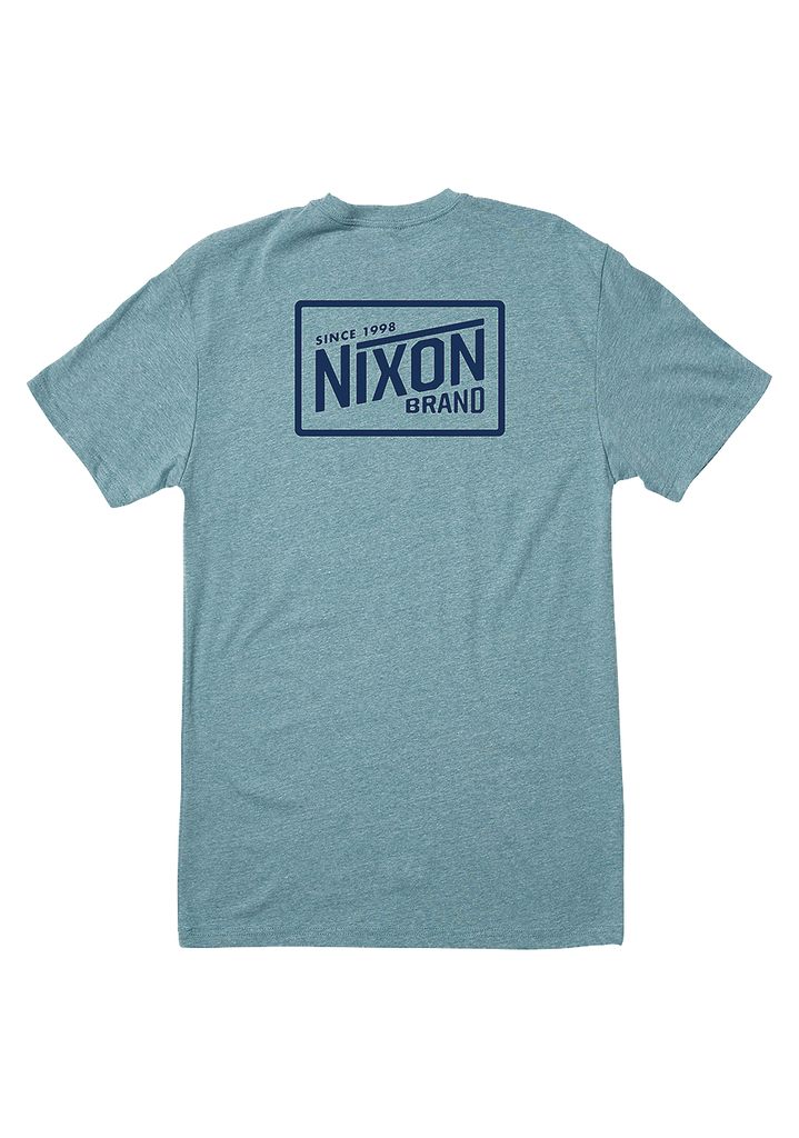 Light Blue Apparel Nixon National T Shirts | 924ZCKSGB