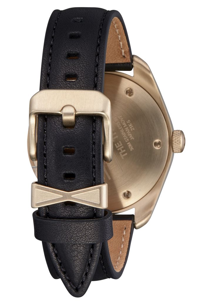 Light Gold / Black Watches Nixon Thalia Leather Watches | 762GUJKST