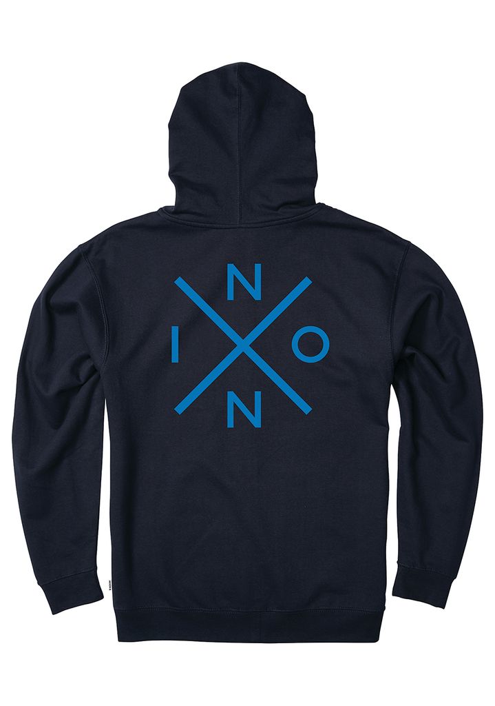 Navy / Blue Apparel Nixon Spot Full Zip Hoodie | 584FPGRIT